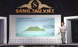 TS Bùi Du Dương cùng cộng sự giành giải nhất chương trình Sáng tạo Việt. Ảnh nhân vật cung cấp.