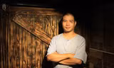 Nhà thơ chuyên viết về Hà Nội Từ Hồng Sơn. Ảnh: N.M.Hà.