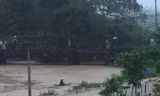 Tỉnh Yên Bái thiệt hại nặng nề do mưa lũ vừa qua. Ảnh: TTXVN.