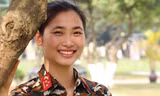 Nữ quân nhân Sư đoàn 308, Quân đoàn 1. Ảnh: Nguyễn Minh.