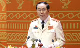 Đại tướng Trần Đại Quang, Bộ trưởng Bộ Công an. Ảnh: Hồng Vĩnh.