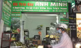 Căn nhà số 105 Nguyễn Trọng Tuyển (TPHCM) đang được cho thuê bán hoa quả. Ảnh: Huy Thịnh.