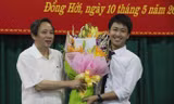 Nguyễn Thế Quỳnh được chào đón tại Quảng Bình sau khi giành huy chương bạc Olympic Vật lý châu Á 2016.