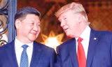 Tổng thống Mỹ Donald Trump và Chủ tịch Trung Quốc Tập Cận Bình trong lần gặp vào tháng 4/2017 tại khu nghỉ dưỡng Mar-a-Lago của ông Trump. Ảnh: Alex Brandon.