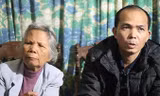 Bà Ðặng Thị Nga và con trai Trịnh Huy Dương. Ảnh :Xuân Ân.