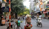Gánh hàng rong vỉa hè thời online.