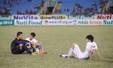 Nỗi buồn U19 Việt Nam. Ảnh: Như Ý
