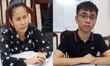 Các đối tượng tại cơ quan công an.