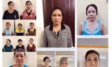Các đối tượng trong đường dây tổ chức đánh bạc. Ảnh: Công an Hải Phòng