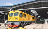 Chốt tháng 8 tới sẽ chạy thử đường sắt Cát Linh - Hà Đông. Ảnh: Phạm Thanh.