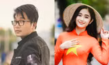 Hai bạn trẻ genZ thực hiện bộ ảnh áo dài ‘cờ đỏ sao vàng’ đầy ý nghĩa chào mừng Lễ Quốc khánh 2/9