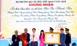 Khánh Hòa vinh danh hai Di sản văn hóa phi vật thể quốc gia