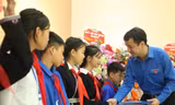 Bí thư T.Ư Đoàn Ngô Văn Cương dự lễ khai giảng ở ngôi trường có gần 80% học sinh dân tộc thiểu số