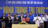 T.Ư Hội LHTN Việt Nam và Công ty Cổ phần Giáo dục và Phát triển Nghề nghiệp BnD Edu tổ chức Ký kết Thỏa thuận hợp tác giai đoạn 2022 - 2025.