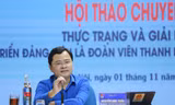 Anh Nguyễn Anh Tuấn, Ủy viên T.Ư Đảng, Bí thư thứ nhất T.Ư Đoàn chủ trì hội thảo chuyên đề. Ảnh: Bảo Anh