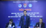 Anh Bùi Quang Huy, Ủy viên dự khuyết T.Ư Đảng, Bí thư thường trực T.Ư Đoàn, Chủ tịch Hội Sinh viên Việt Nam dự, chủ trì hội nghị. Ảnh: Lâm Đăng Hải