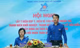 Bí thư T.Ư Đoàn Ngô Văn Cương phát biểu tại hội nghị. Ảnh: Bảo Anh