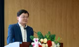 Anh Nguyễn Anh Tuấn, Uỷ viên T.Ư Đảng, Bí thư thứ nhất T.Ư Đoàn phát biểu tại hội nghị. Ảnh: Bảo Anh
