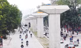 Dự án tuyến đường sắt trên cao Cát Linh - Hà Đông đang thu hút sự quan tâm của dư luận Ảnh: Như Ý