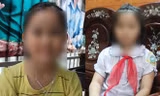 Hai em V. (trái) và H. đang kể lại sự việc.