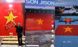Trào lưu vẽ, sơn cờ Tổ quốc trở thành xu hướng trên nhiều nền tảng mạng xã hội 
