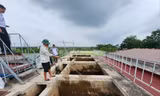 Bể lắng Nhà máy nước sạch Đồng Du 