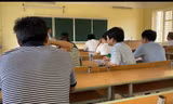 Sinh viên trên giảng đường Trường Đại học Hồng Đức