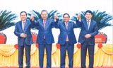 Tổng Bí thư, Chủ tịch nước Tô Lâm và Thủ tướng Phạm Minh Chính, Chủ tịch Quốc hội Trần Thanh Mẫn, Thường trực Ban Bí thư Lương Cường 