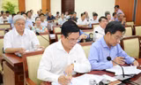 Đội ngũ cán bộ TPHCM được đánh giá đã bắt nhịp với sự tăng tốc, phát triển của thành phố Ảnh: NGÔ TÙNG 