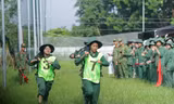 Sinh viên Trường ĐH Mở Hà Nội tại cơ sở Hưng Yên. Ảnh: NTCC