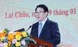 Chủ tịch nước Lương Cường dự chương trình 'Xuân Biên phòng ấm lòng dân bản'