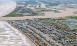 Bão Beryl gây ngập lụt ở bang Texas, Mỹ. Ảnh: USCG.