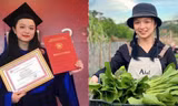 Thủ khoa Ngoại thương 24 tuổi bỏ việc nhẹ lương cao, về quê trồng rau sạch