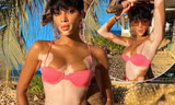 Winnie Harlow quyến rũ hút hồn giữa biển tuyệt đẹp ở Jamaica