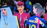 Nữ tiếp viên Việt Nam xuất hiện ở lễ trao giải World Cup 2022