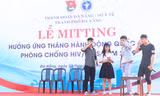 Thành đoàn Đà Nẵng tổ chức Lễ mít tinh hưởng ứng Tháng hành động quốc gia phòng, chống HIV/AIDS với sự tham gia của hơn 1000 đoàn viên thanh niên