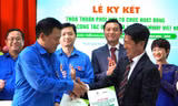 T.Ư Đoàn ký kết hợp tác, tăng cường hỗ trợ bà con khó khăn vùng hạn mặn