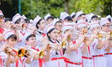 Thiếu nhi cả nước thi hát Quốc ca tại các địa chỉ đỏ