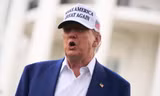 Tổng thống Mỹ Donald Trump phát biểu với báo chí ngày 18/6. (Ảnh: AP)