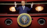 Tổng thống Mỹ Donald Trump phát biểu tại Trung tâm Kennedy ngày 17/3. (Ảnh: Reuters)