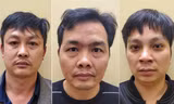 Các đối tượng Hùng, Sơn, Nam