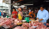 Giá thịt lợn tăng khiến CPI tăng 0,92%. ảnh minh hoạ internet