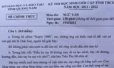 Bạn trẻ sôi nổi nói về đề thi Ngữ Văn ở Quảng Nam 'sự thấu hiểu của con cái với cha mẹ'