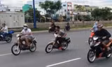 Đám đông sợ hãi vì quái xế náo loạn Đại lộ Đông Tây