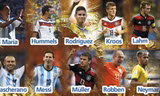 Những gương mặt trong cuộc bầu chọn QBV World Cup 2014