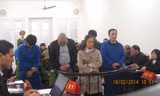 Các bị cáo trước vành móng ngựa