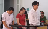 Hoàng Thị Hòa An và 2 đồng phạm trước vành móng ngựa