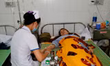 Cô Nguyễn Thị Xuân Mai điều trị tại bệnh viện. Ảnh CTV
