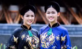 Ngọc Hân, Thanh Tú diễn áo dài tại tiệc chiêu đãi các phu nhân ở APEC