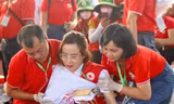 Tình nguyện viên thi sơ cấp cứu
